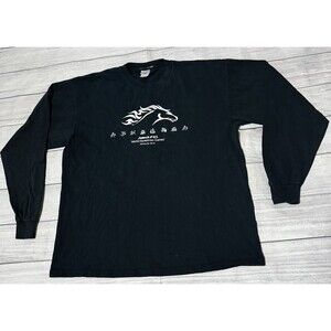 World Equestrian Games Kentucky 2010 Long Sleeve T Shirt Size XL Defects